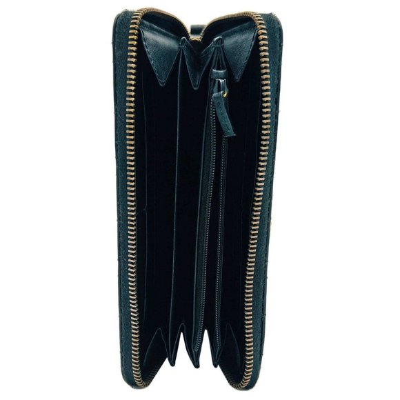 Gucci GG Marmont Matlasse Chevron Pearly Apollo Black Wallet Italy Box New - Picture 3 of 7